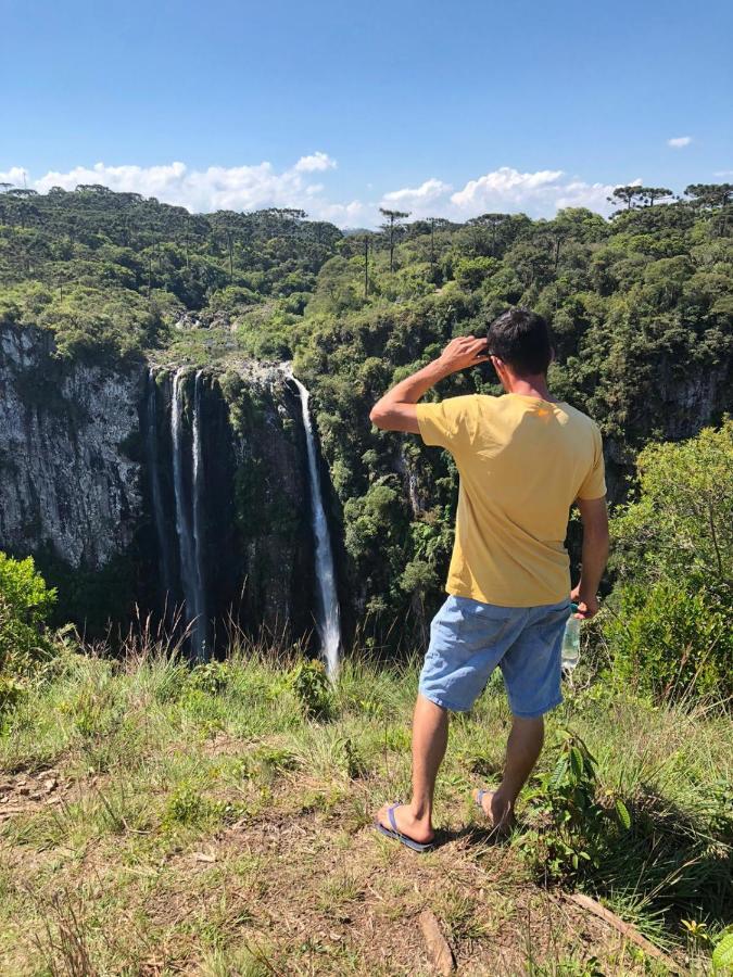 Ecohostel Dos Canyons Santa Catarina Прая Гранде Екстериор снимка